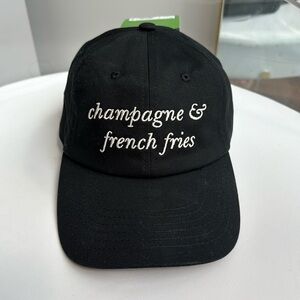 Kate Spade x Target 🍾 Champagne & French Fries Cap 🍟